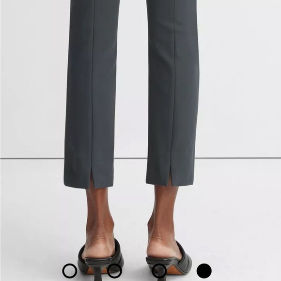 Vince dark gray stitch seam ponte leggings with Wide Waistband SMALL - Picture 10 of 11